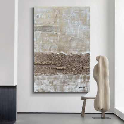 Modern abstract wall art, hand-painted oil painting