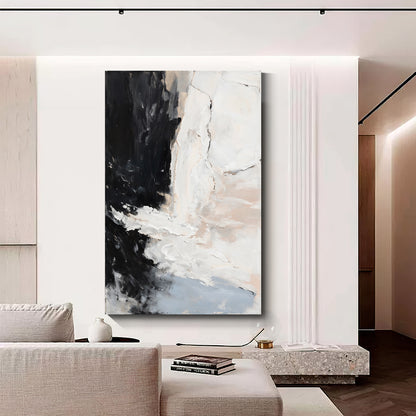 Modern abstract wall art, hand-painted oil painting