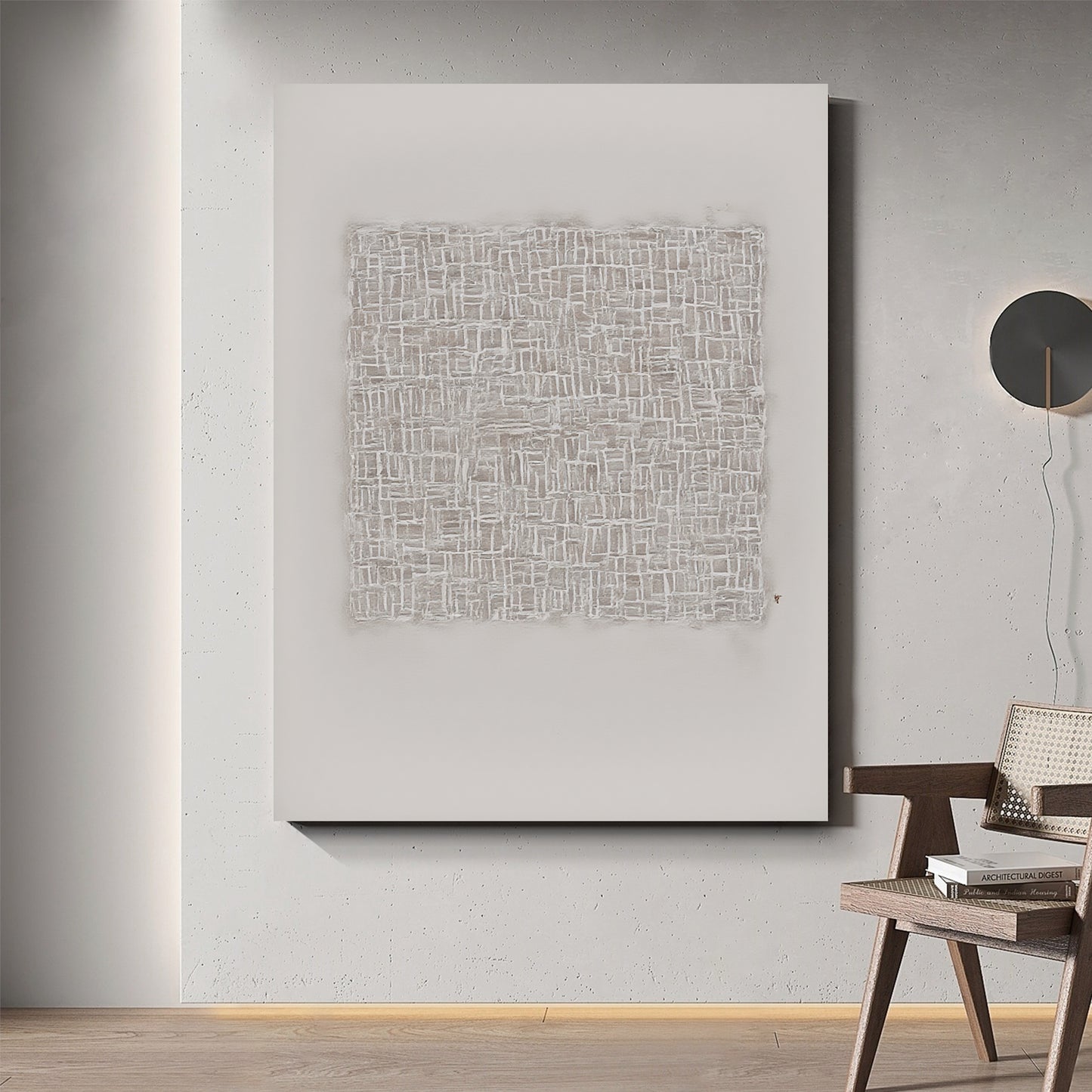 Modern abstract wall art, hand-painted oil painting