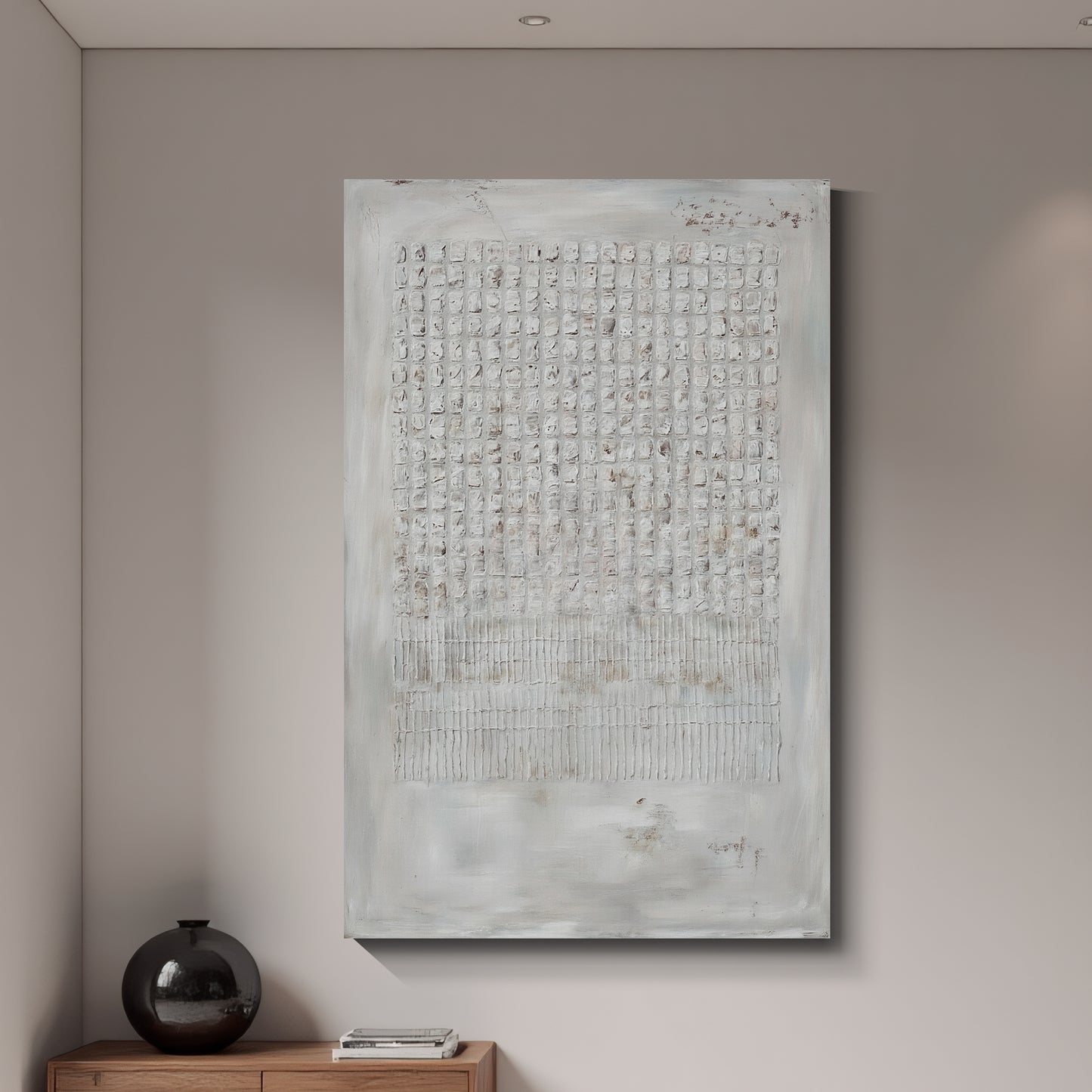 Modern abstract wall art, hand-painted oil painting