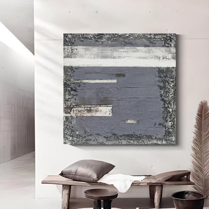 Modern abstract wall art, hand-painted oil painting
