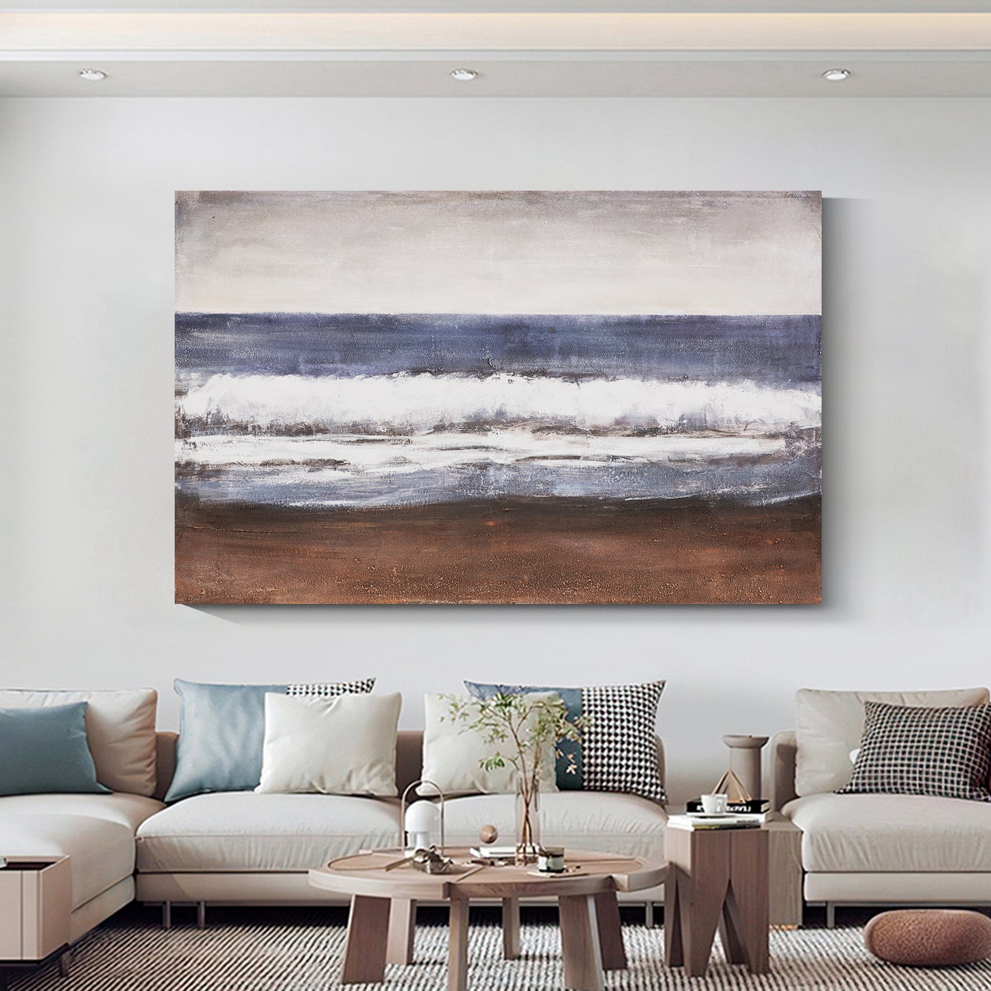 Banner hand-painted oil painting