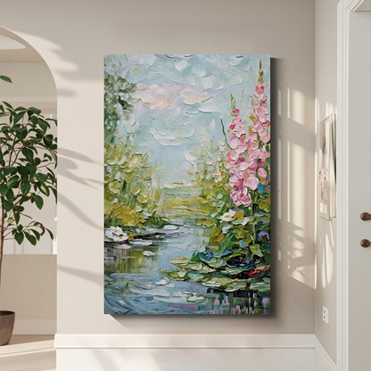 Modern abstract wall art, hand-painted oil painting