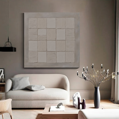 Modern abstract wall art, hand-painted oil painting
