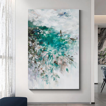 Modern abstract wall art, hand-painted oil painting
