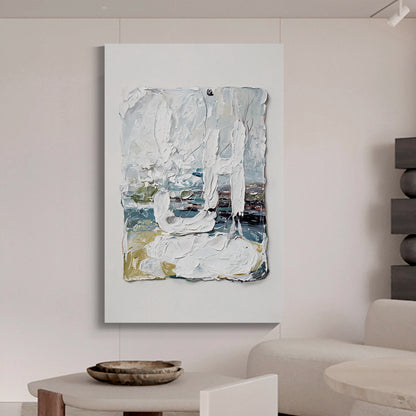Modern abstract wall art, hand-painted oil painting