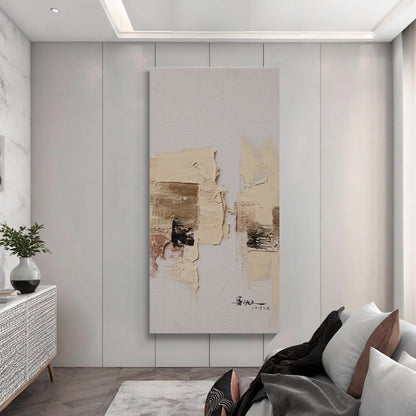 Modern abstract wall art, hand-painted oil painting