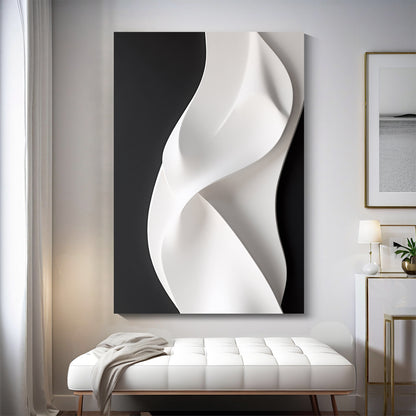 Beige and black Wall Sculptures, 3D Wood Wall Art, Minimalist Wall Hanging Home Decor