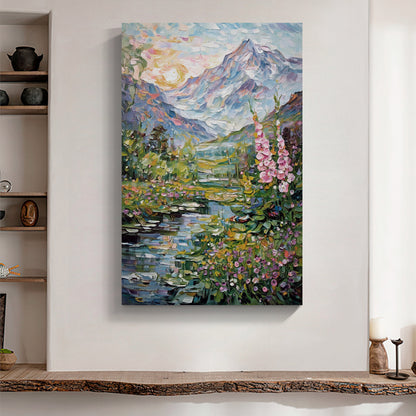 Modern abstract wall art, hand-painted oil painting
