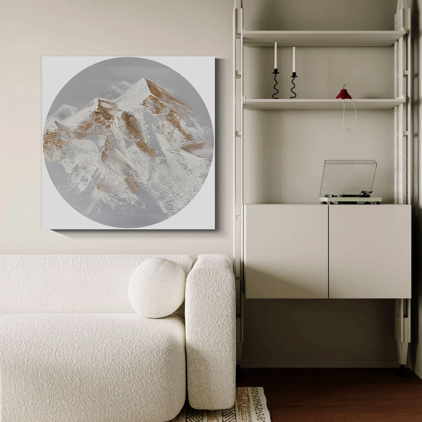 Modern abstract wall art, hand-painted oil painting