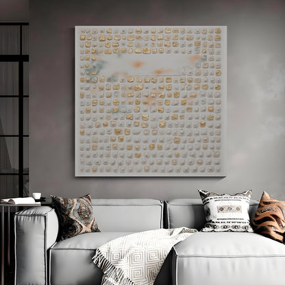Modern abstract wall art, hand-painted oil painting