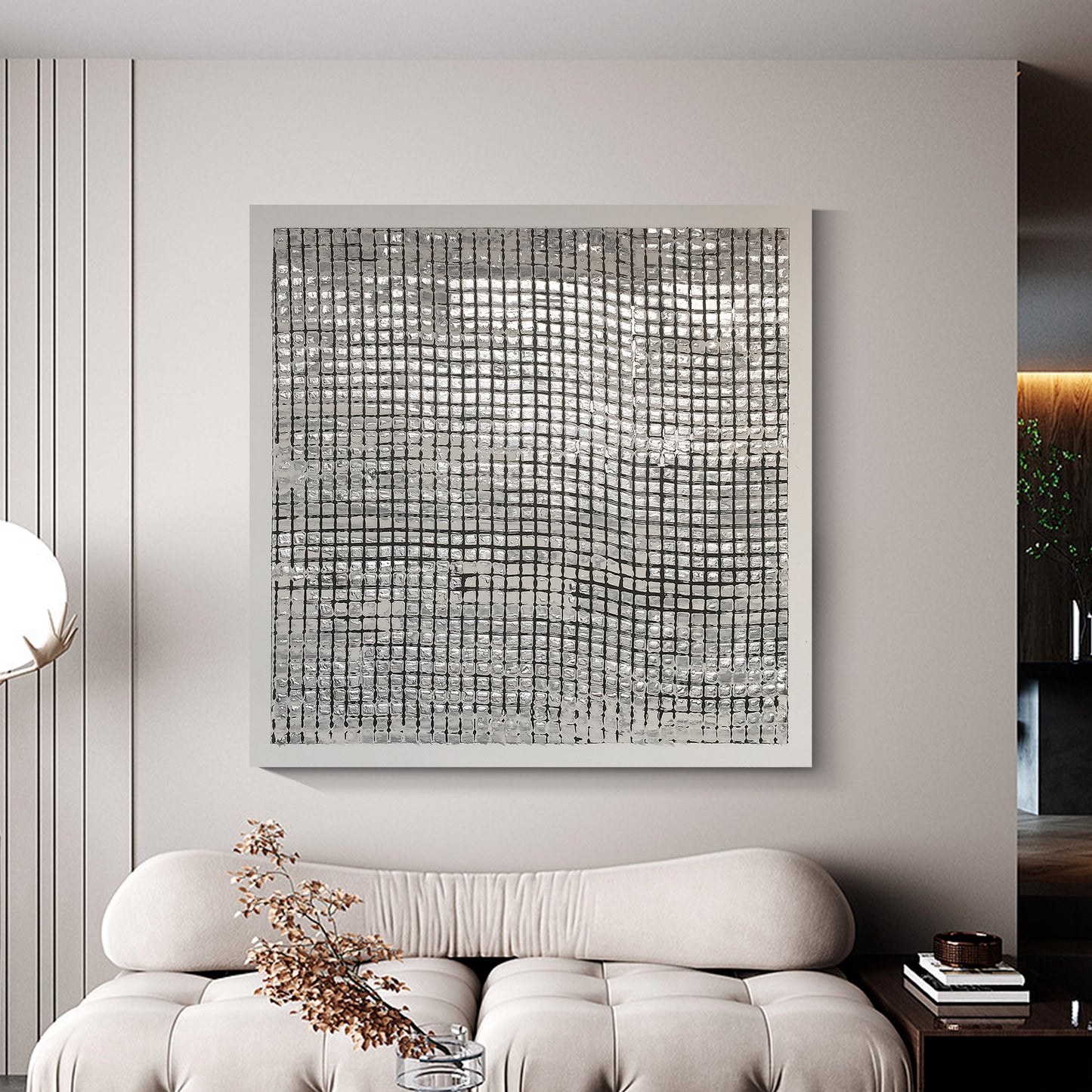 Geometric Abstract Texture Painting