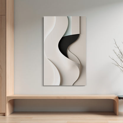 Wall Sculptures, 3D Wood Wall Art, Minimalist Wall Hanging Home Decor