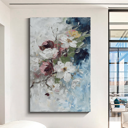 Modern abstract wall art, hand-painted oil painting