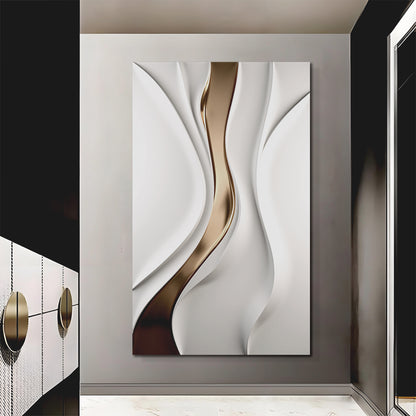 "Flowing gold"3D Wood Wall Art