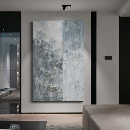 Modern abstract wall art, hand-painted oil painting