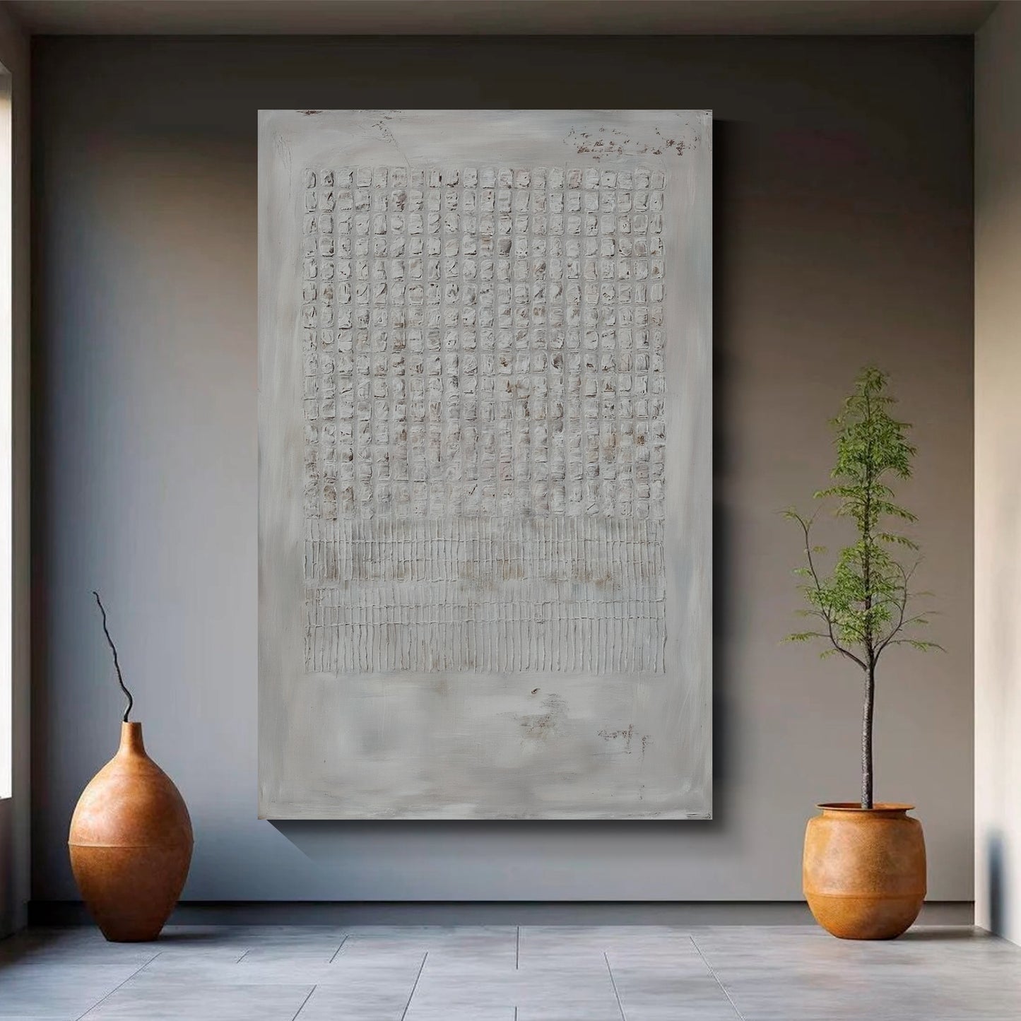 Modern abstract wall art, hand-painted oil painting