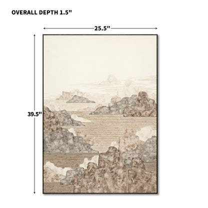 "Chinese Landscape 2" framed canvas prints