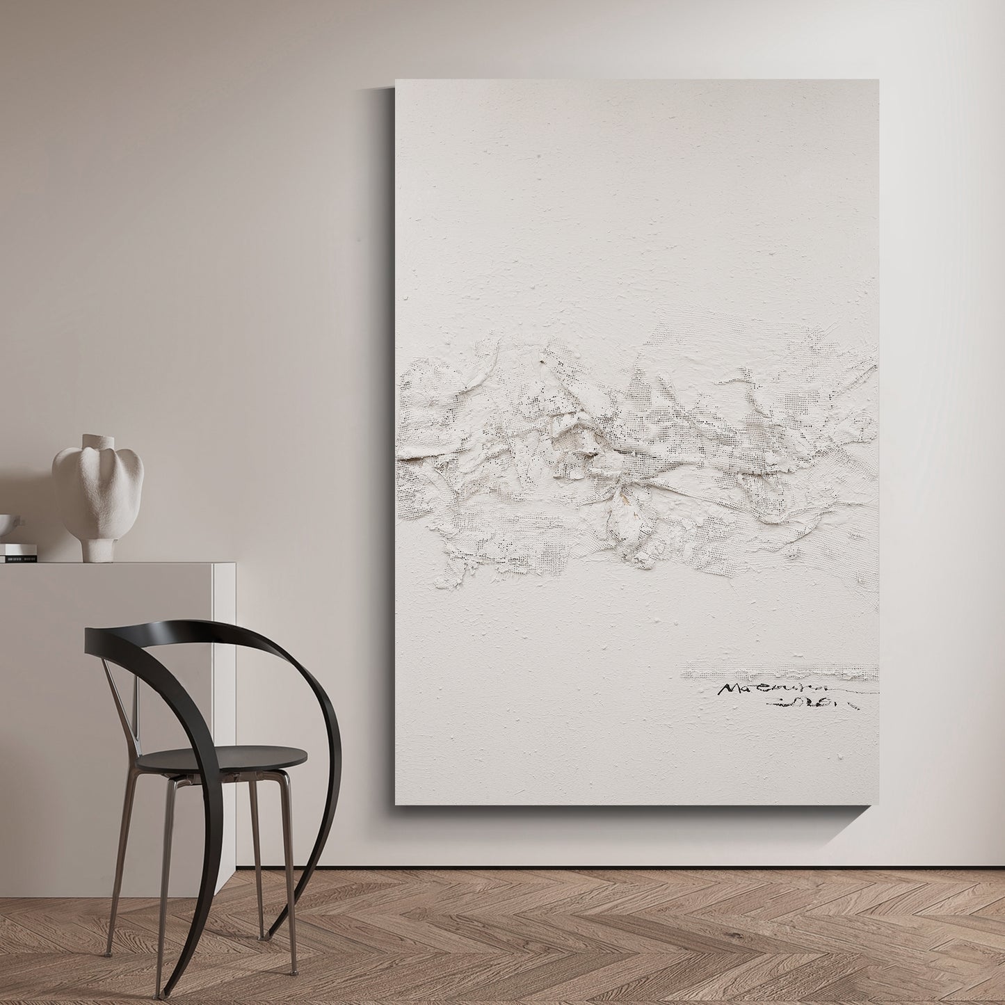 Modern abstract wall art, hand-painted oil painting