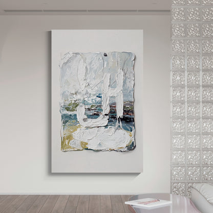 Modern abstract wall art, hand-painted oil painting