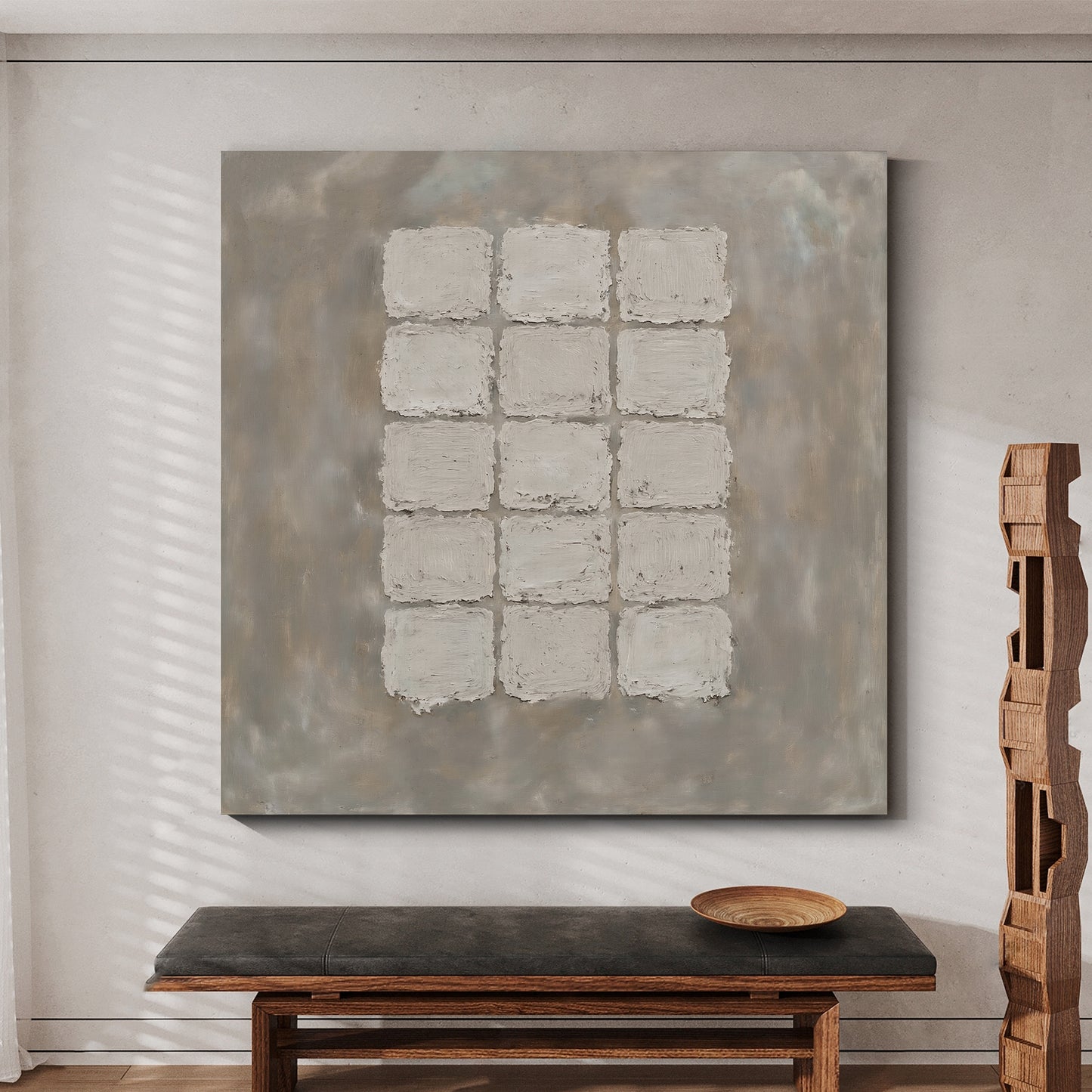 Modern abstract wall art, hand-painted oil painting