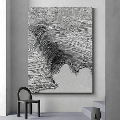 Modern abstract wall art, hand-painted oil painting
