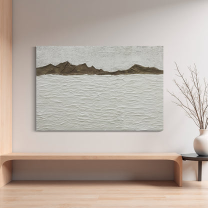 Banner modern abstract wall art, hand-painted oil painting