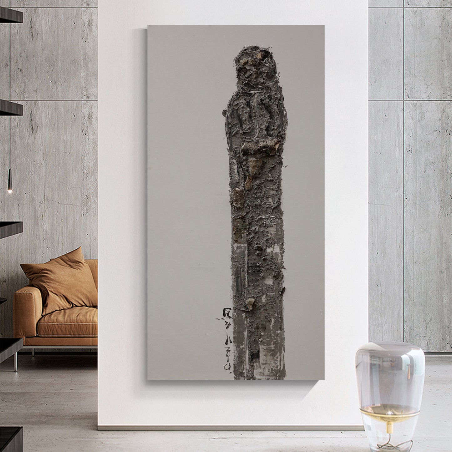 Modern abstract wall art, hand-painted oil painting