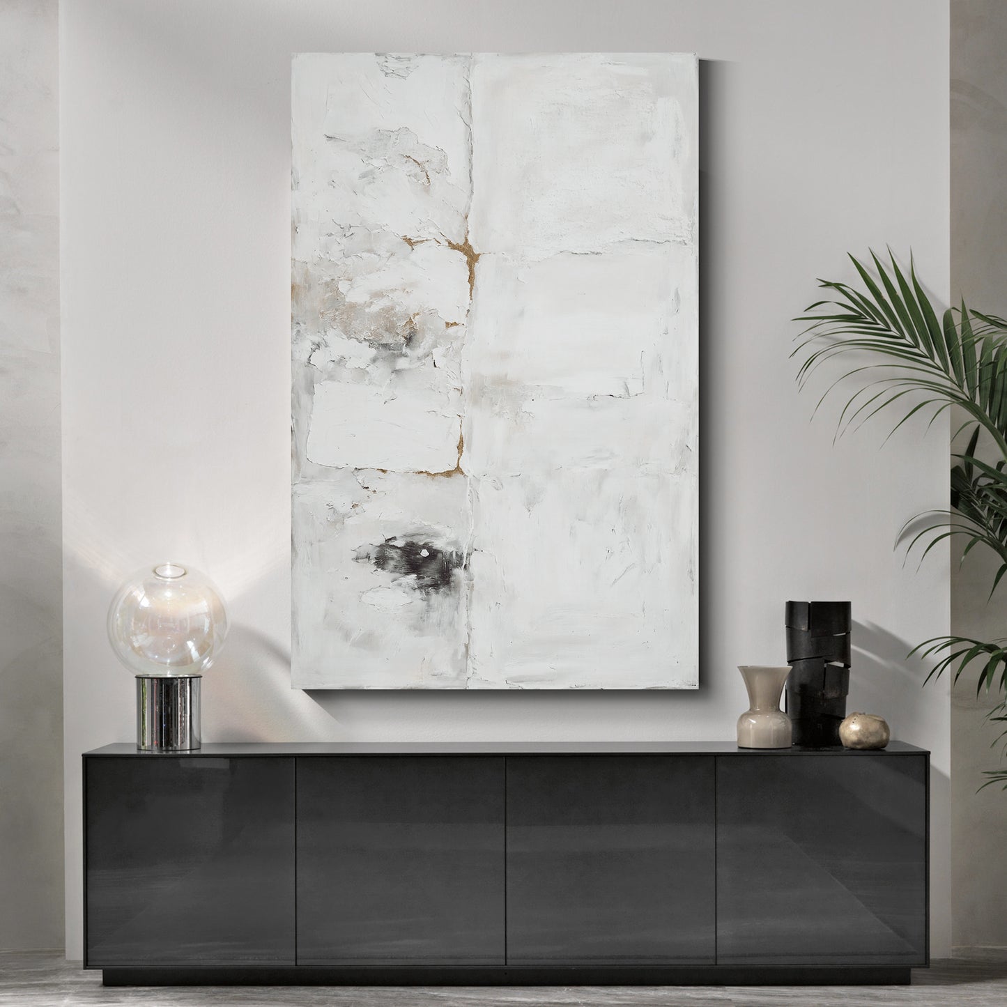 Modern abstract wall art, hand-painted oil painting