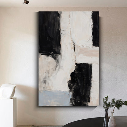 Modern abstract wall art, hand-painted oil painting