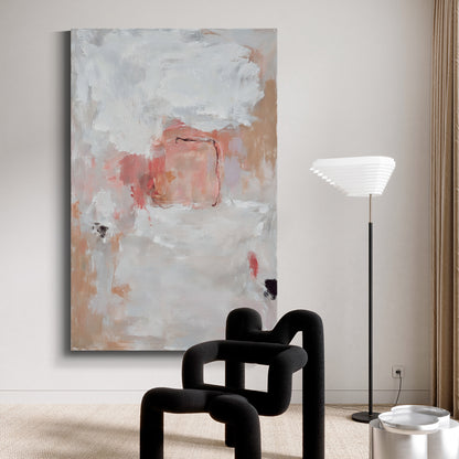 Modern abstract wall art, hand-painted oil painting
