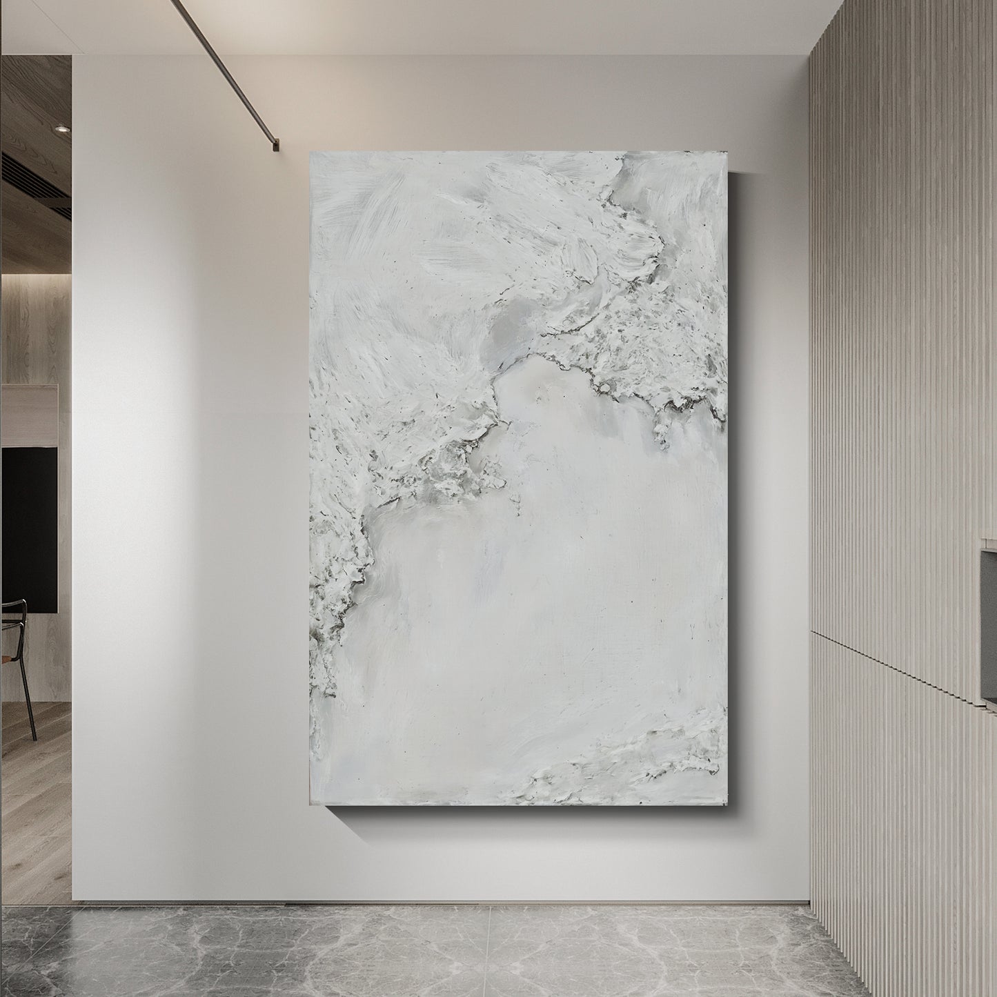 Modern abstract wall art, hand-painted oil painting