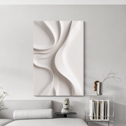 Beige Wall Sculptures, 3D Wood Wall Art, Minimalist Wall Hanging Home Decor