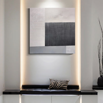 Modern abstract wall art, hand-painted oil painting