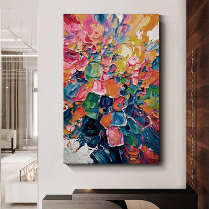 Modern abstract wall art, hand-painted oil painting
