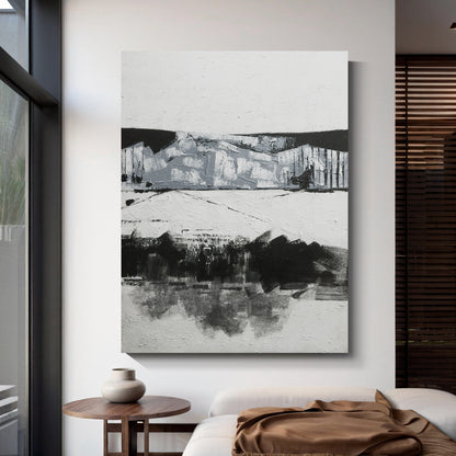 Modern abstract wall art, hand-painted oil painting