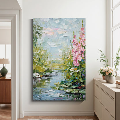 Modern abstract wall art, hand-painted oil painting