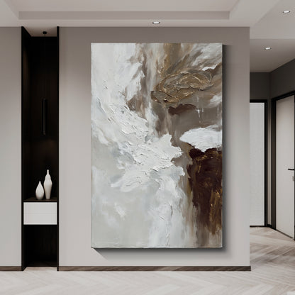 Modern abstract wall art, hand-painted oil painting