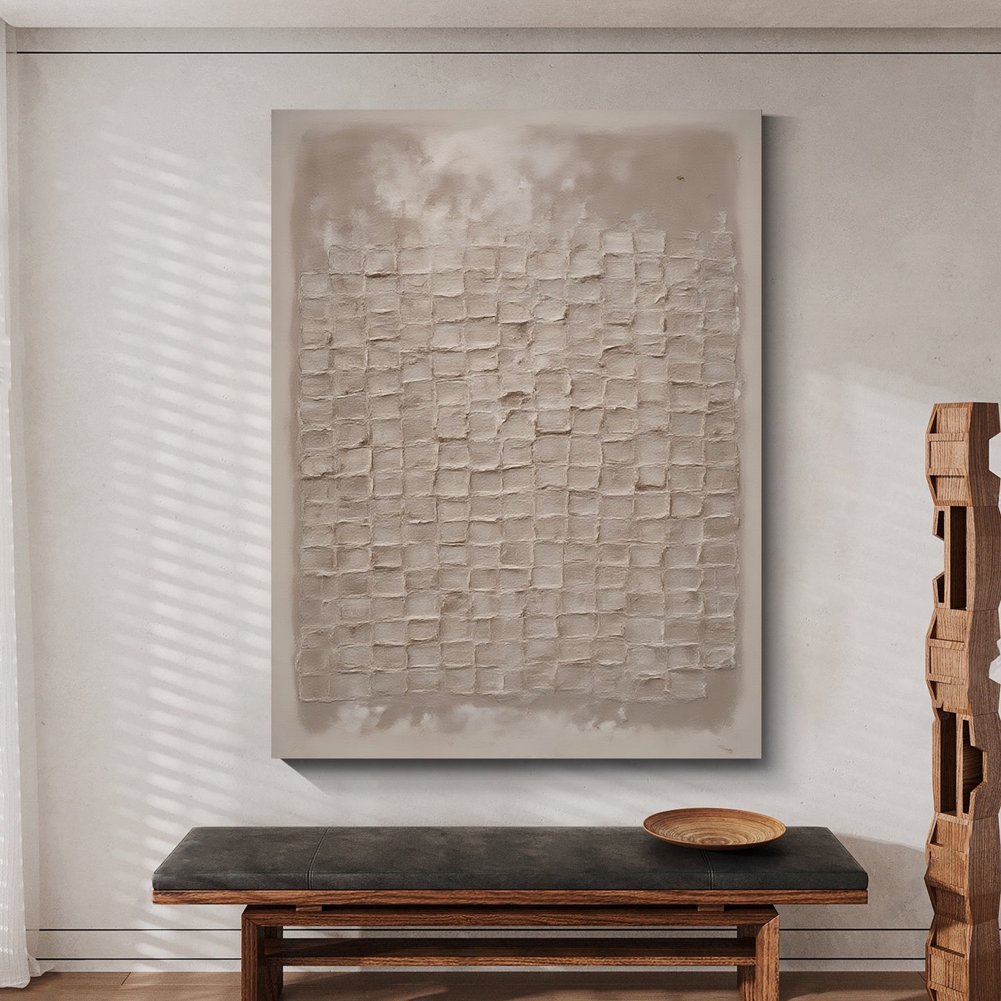 Modern abstract wall art, hand-painted oil painting