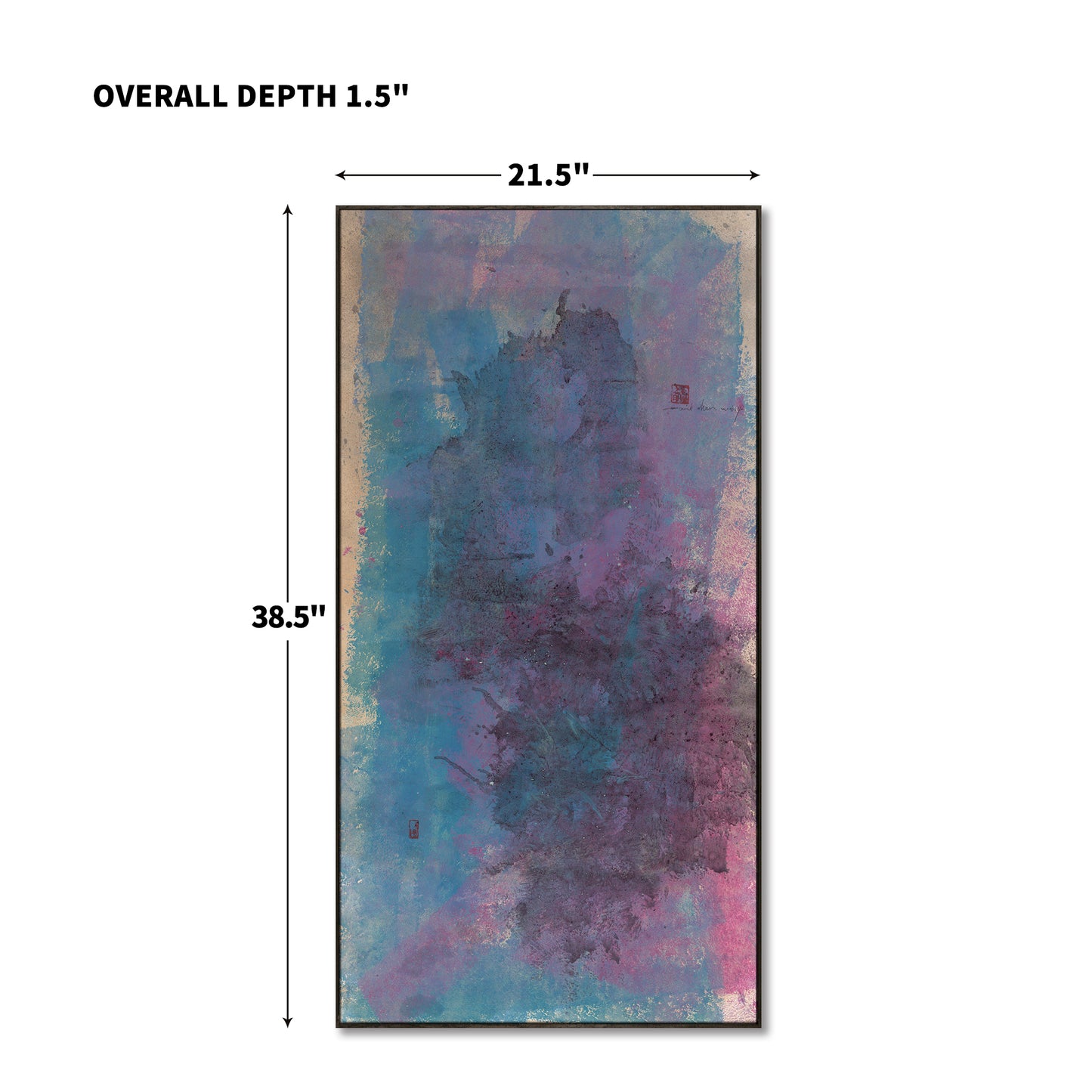 "Ink form 1" framed canvas prints