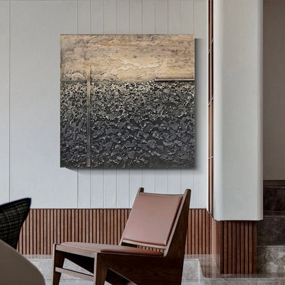 Modern abstract wall art, hand-painted oil painting