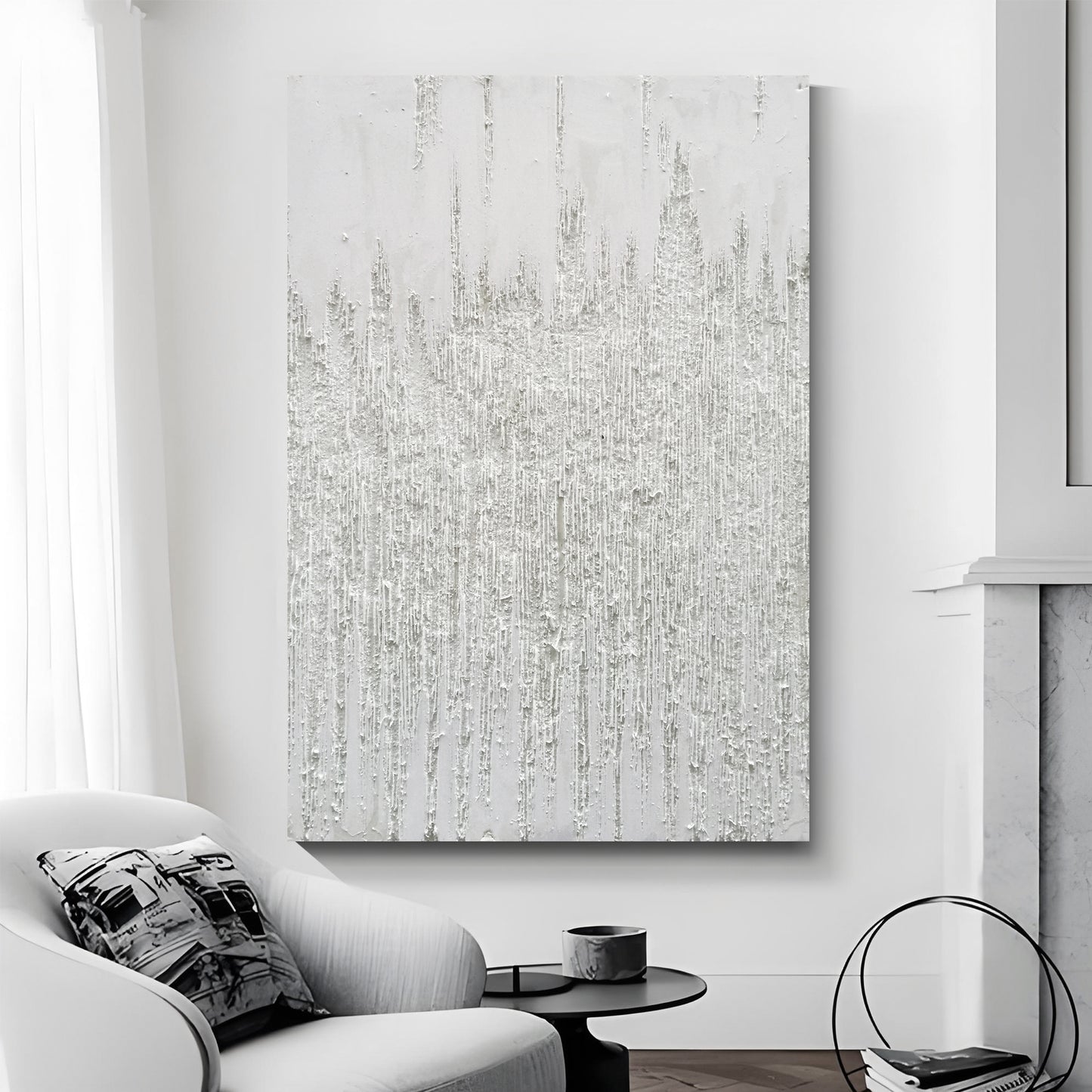 Modern abstract wall art, hand-painted oil painting
