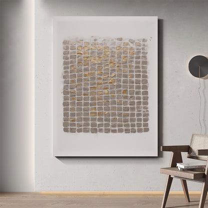 Modern abstract wall art, hand-painted oil painting