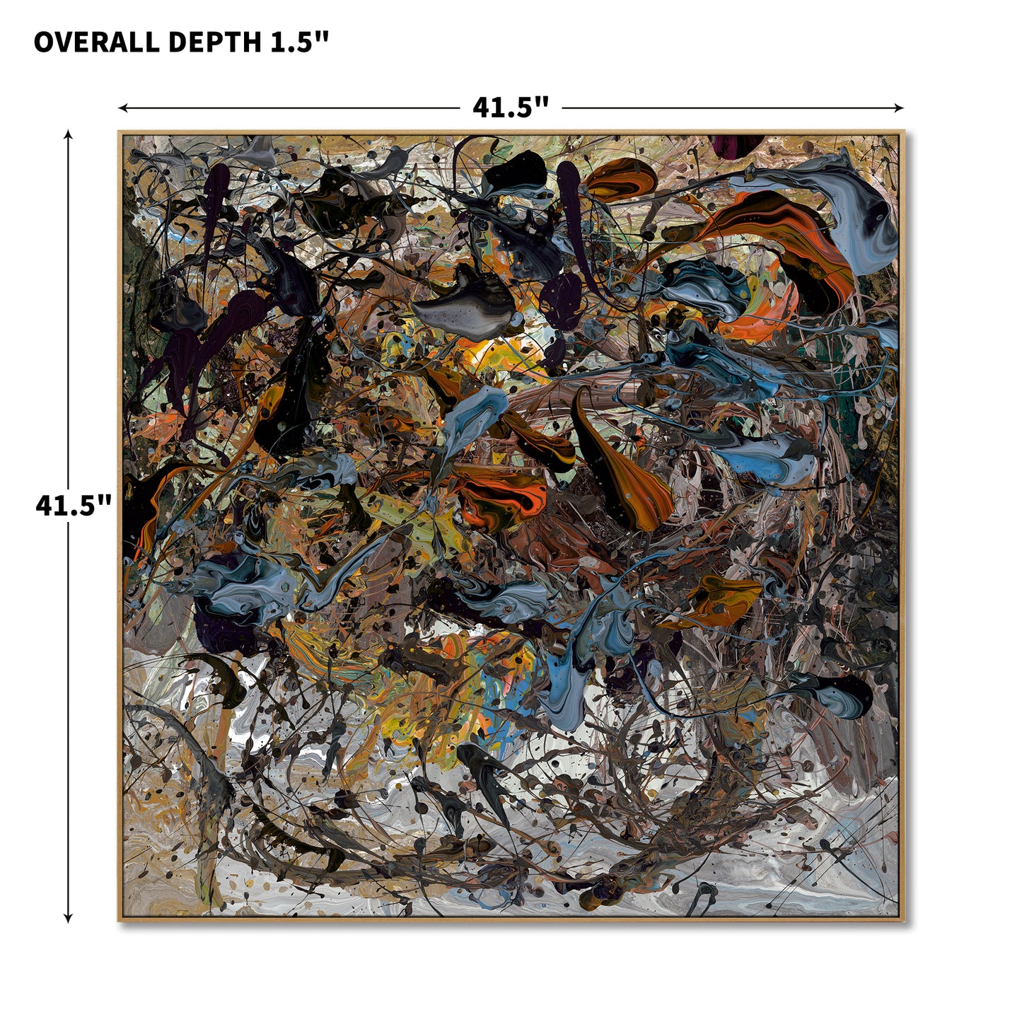 "Abstract 1"hand-stretched framed prints