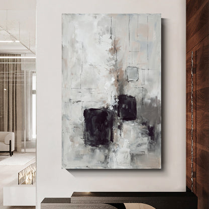 Modern abstract wall art, hand-painted oil painting
