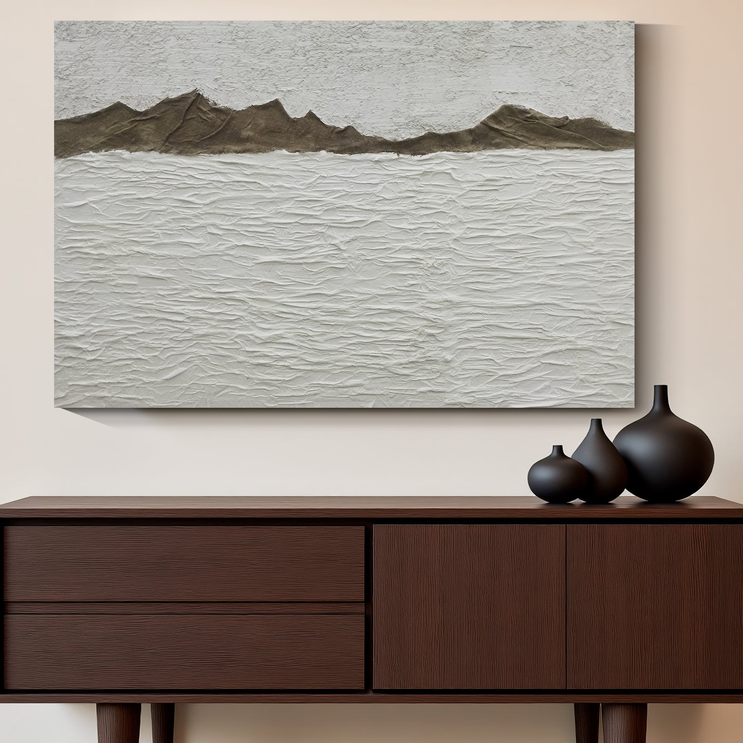 Modern minimalist texture hand-painted oil painting