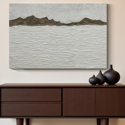 Modern minimalist texture hand-painted oil painting