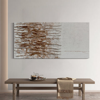 Banner modern abstract wall art, hand-painted oil painting