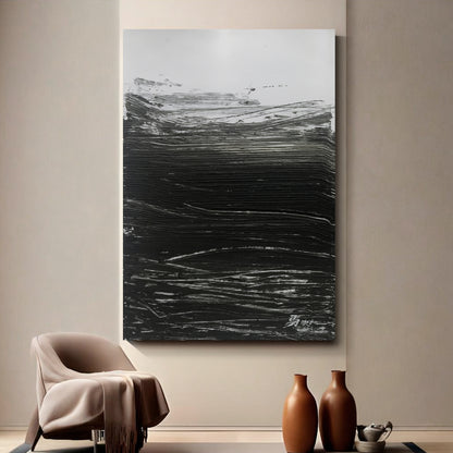 Modern abstract wall art, hand-painted oil painting