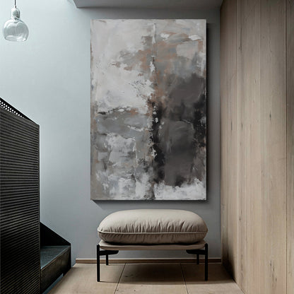 Modern abstract wall art, hand-painted oil painting